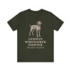 German Wirehaired Pointer Latin Shirt, Vintage Dog Sketch Tee, Dog Latin Gift