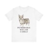 Corgi Lover Shirt, Vintage Dog Sketch Tee, Dog Lover Gift