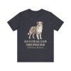 Australian Shepherd Latin Shirt, Vintage Dog Sketch Tee, Dog Latin Gift Australian Shepherd Latin Shirt, Vintage Dog Sketch Tee, Dog Latin Gift