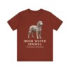 Irish Water Spaniel Latin Shirt, Vintage Dog Sketch Tee, Dog Latin Gift