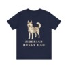 Husky Dad Shirt, Vintage Dog Sketch Tee, Dog Dad Gift