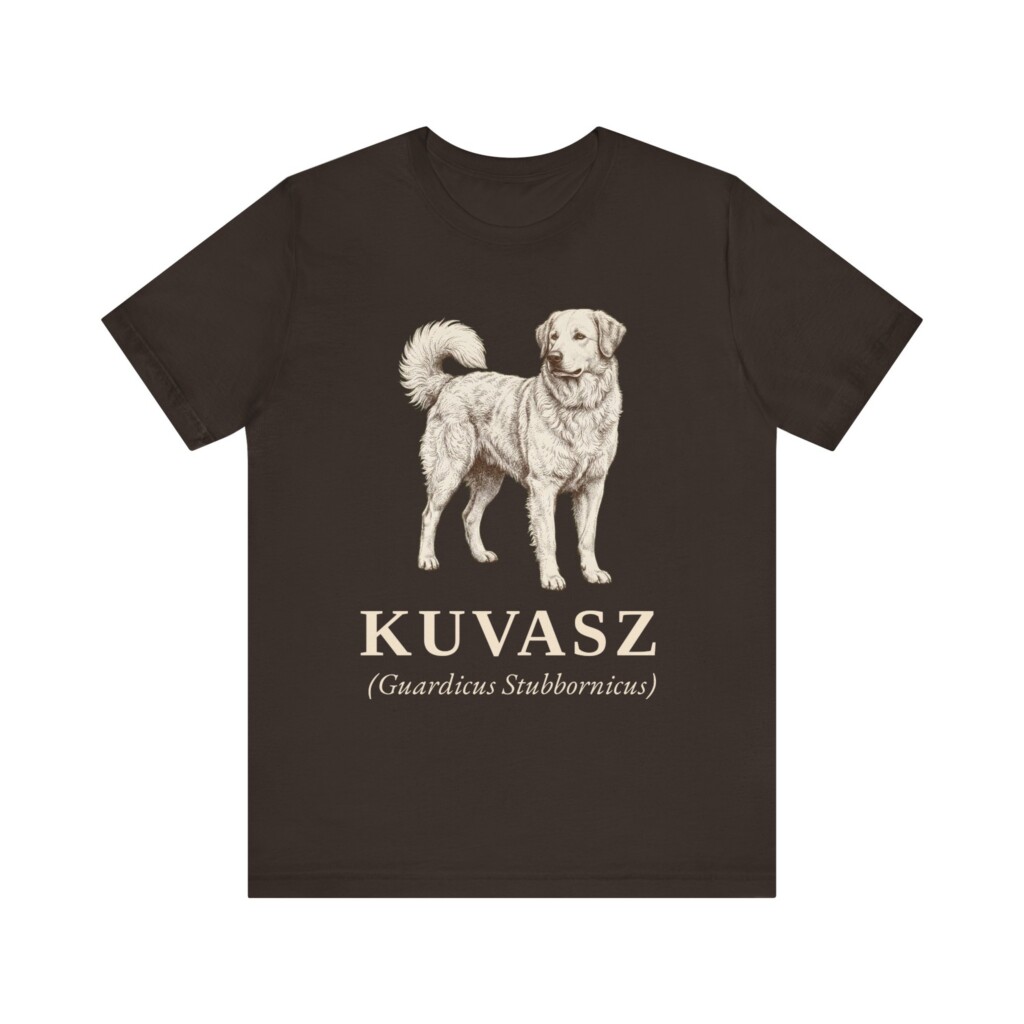 Kuvasz Latin Shirt, Vintage Dog Sketch Tee, Dog Latin Gift