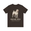 Shar-Pei Latin Shirt, Vintage Dog Sketch Tee, Dog Latin Gift