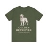 Golden Retriever Latin Shirt, Vintage Dog Sketch Tee, Dog Latin Gift