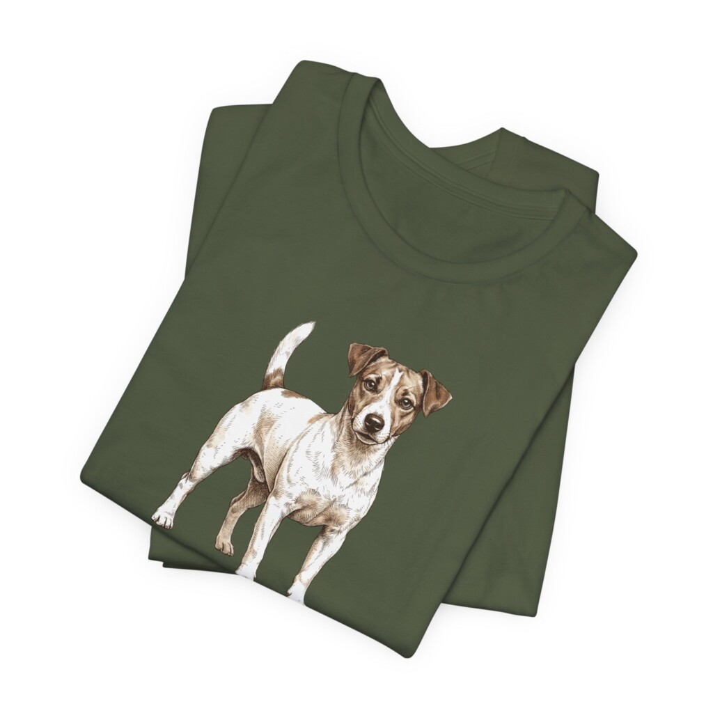 Jack Russell Terrier Latin Shirt, Vintage Dog Sketch Tee, Dog Latin Gift