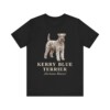 Kerry Blue Terrier Latin Shirt, Vintage Dog Sketch Tee, Dog Latin Gift