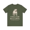 English Bulldog Latin Shirt, Vintage Dog Sketch Tee, Dog Latin Gift