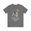 Fox Terrier (Wire) Dad Shirt, Vintage Dog Sketch Tee, Dog Dad Gift