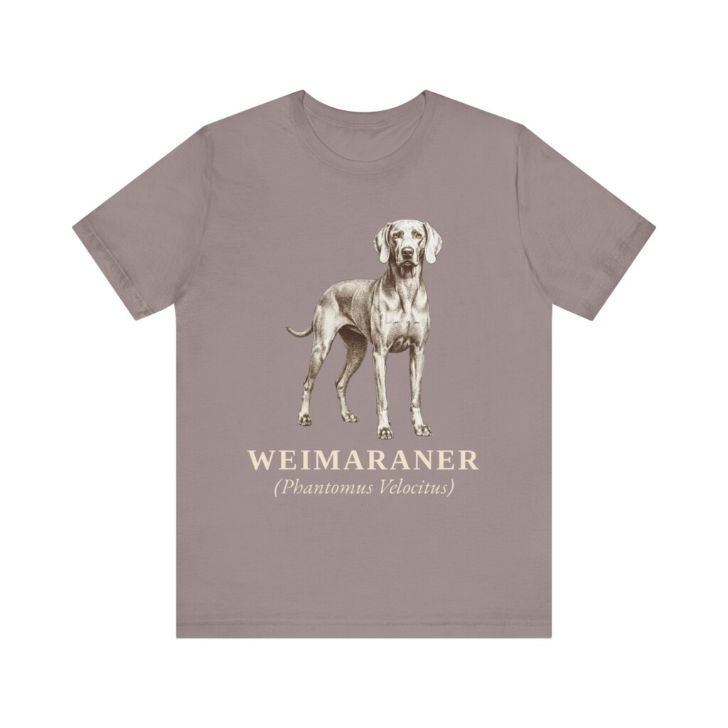Weimaraner Latin Shirt, Vintage Dog Sketch Tee, Dog Latin Gift