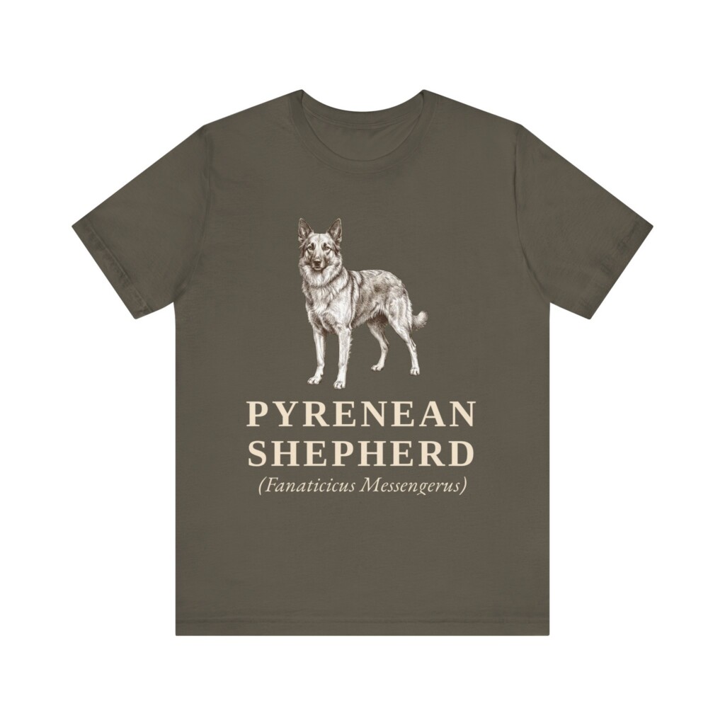 Pyrenean Shepherd Latin Shirt, Vintage Dog Sketch Tee, Dog Latin Gift Pyrenean Shepherd Latin Shirt, Vintage Dog Sketch Tee, Dog Latin Gift
