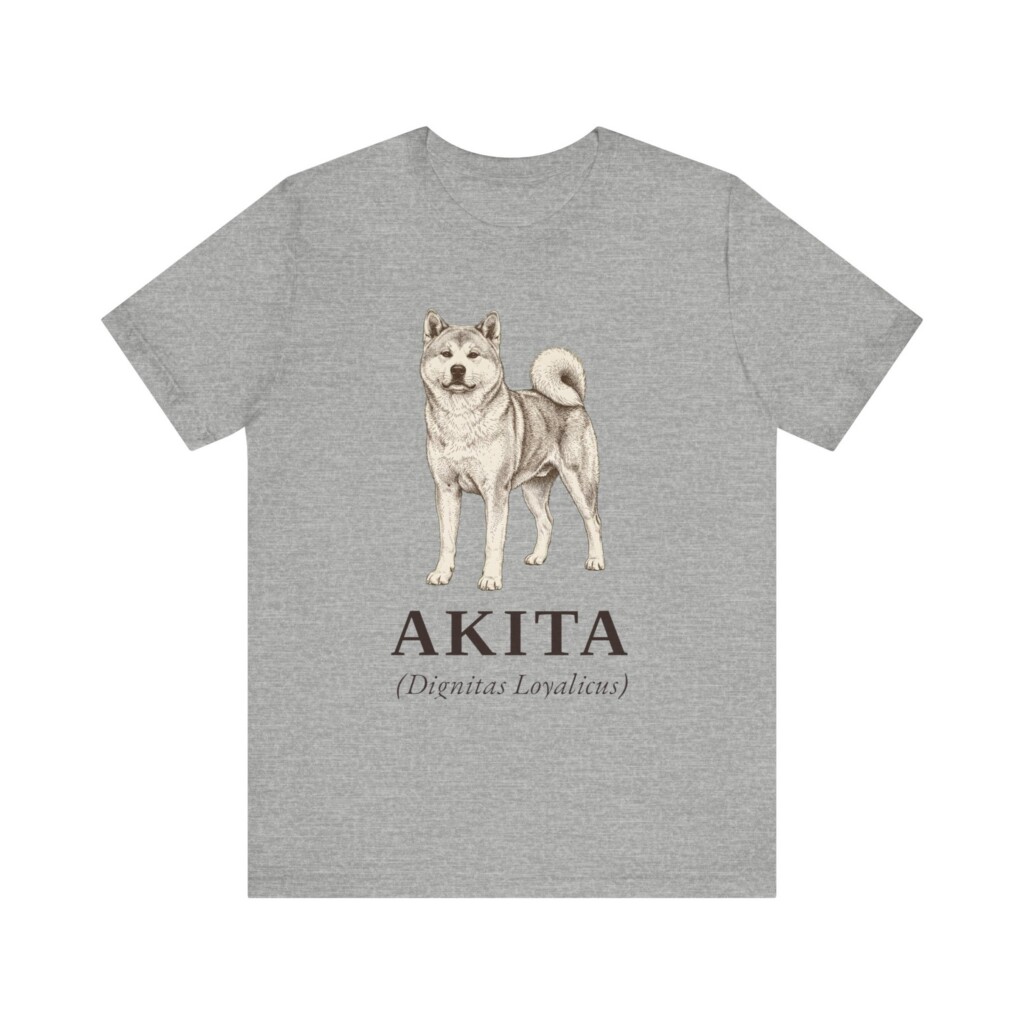 Akita Latin Shirt, Vintage Dog Sketch Tee, Dog Latin Gift Akita Latin Shirt, Vintage Dog Sketch Tee, Dog Latin Gift