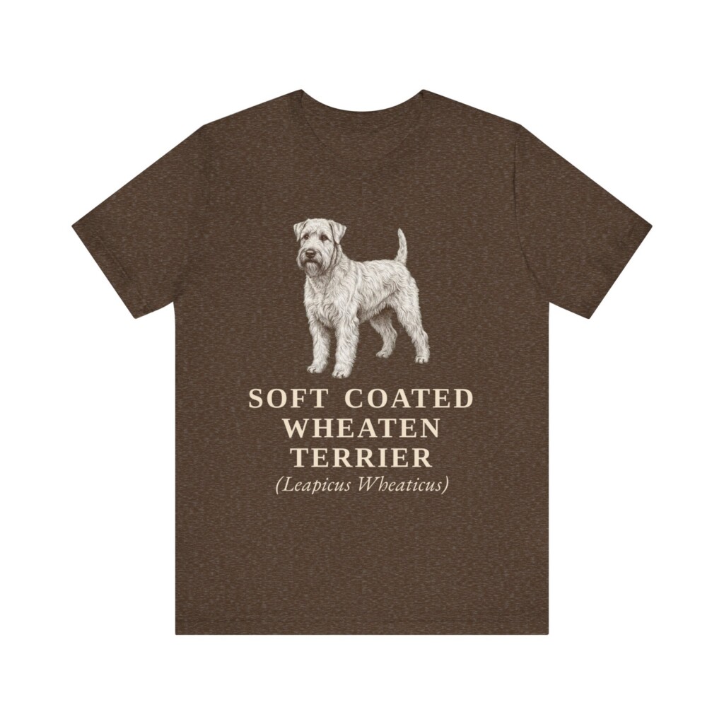 Soft Coated Wheaten Terrier Latin Shirt, Vintage Dog Sketch Tee, Dog Latin Gift
