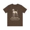 Redbone Coonhound Latin Shirt, Vintage Dog Sketch Tee, Dog Latin Gift