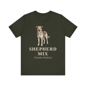 Shepherd Mix Latin Shirt, Vintage Dog Sketch Tee, Dog Latin Gift
