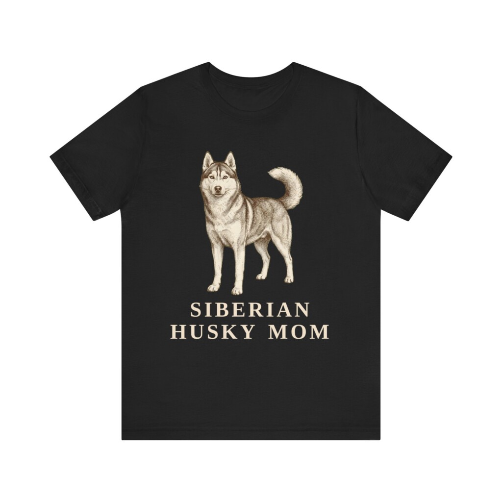 Husky Mom Shirt, Vintage Dog Sketch Tee, Dog Mom Gift Husky Mom Shirt, Vintage Dog Sketch Tee, Dog Mom Gift