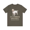 Clumber Spaniel Latin Shirt, Vintage Dog Sketch Tee, Dog Latin Gift