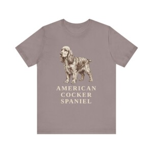 Cocker Spaniel Lover Shirt, Vintage Dog Sketch Tee, Dog Lover Gift