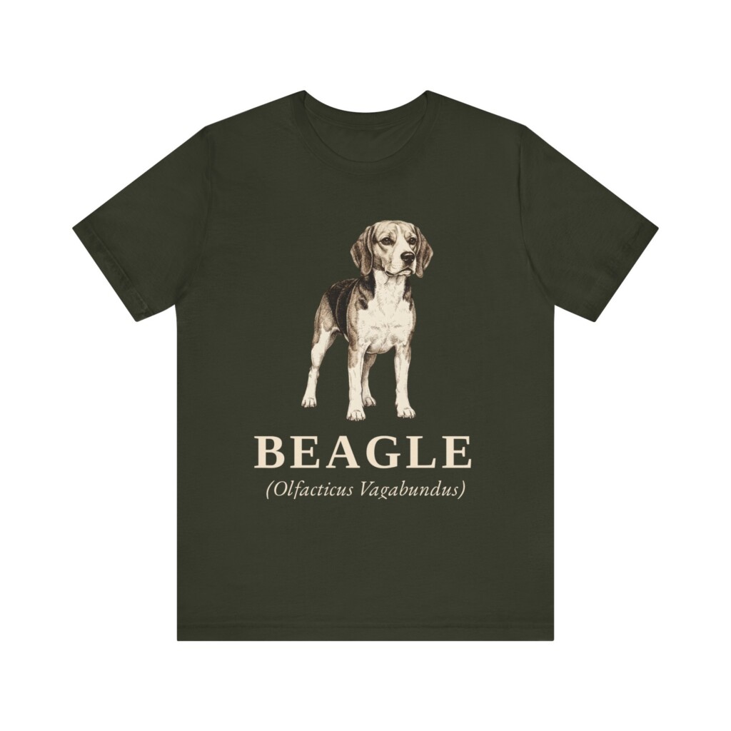 Beagle Latin Shirt, Vintage Dog Sketch Tee, Dog Latin Gift Beagle Latin Shirt, Vintage Dog Sketch Tee, Dog Latin Gift