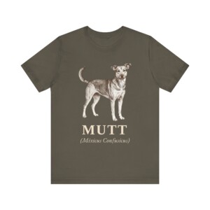 Mutt Latin Shirt, Vintage Dog Sketch Tee, Dog Latin Gift