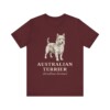 Australian Terrier Latin Shirt, Vintage Dog Sketch Tee, Dog Latin Gift