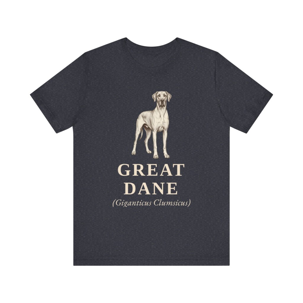 Great Dane Latin Shirt, Vintage Dog Sketch Tee, Dog Latin Gift