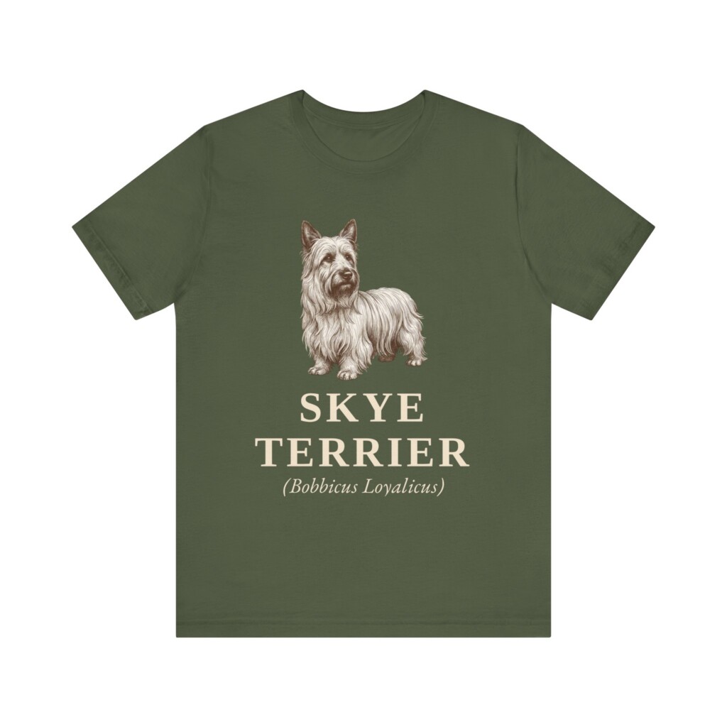 Skye Terrier Latin Shirt, Vintage Dog Sketch Tee, Dog Latin Gift Skye Terrier Latin Shirt, Vintage Dog Sketch Tee, Dog Latin Gift