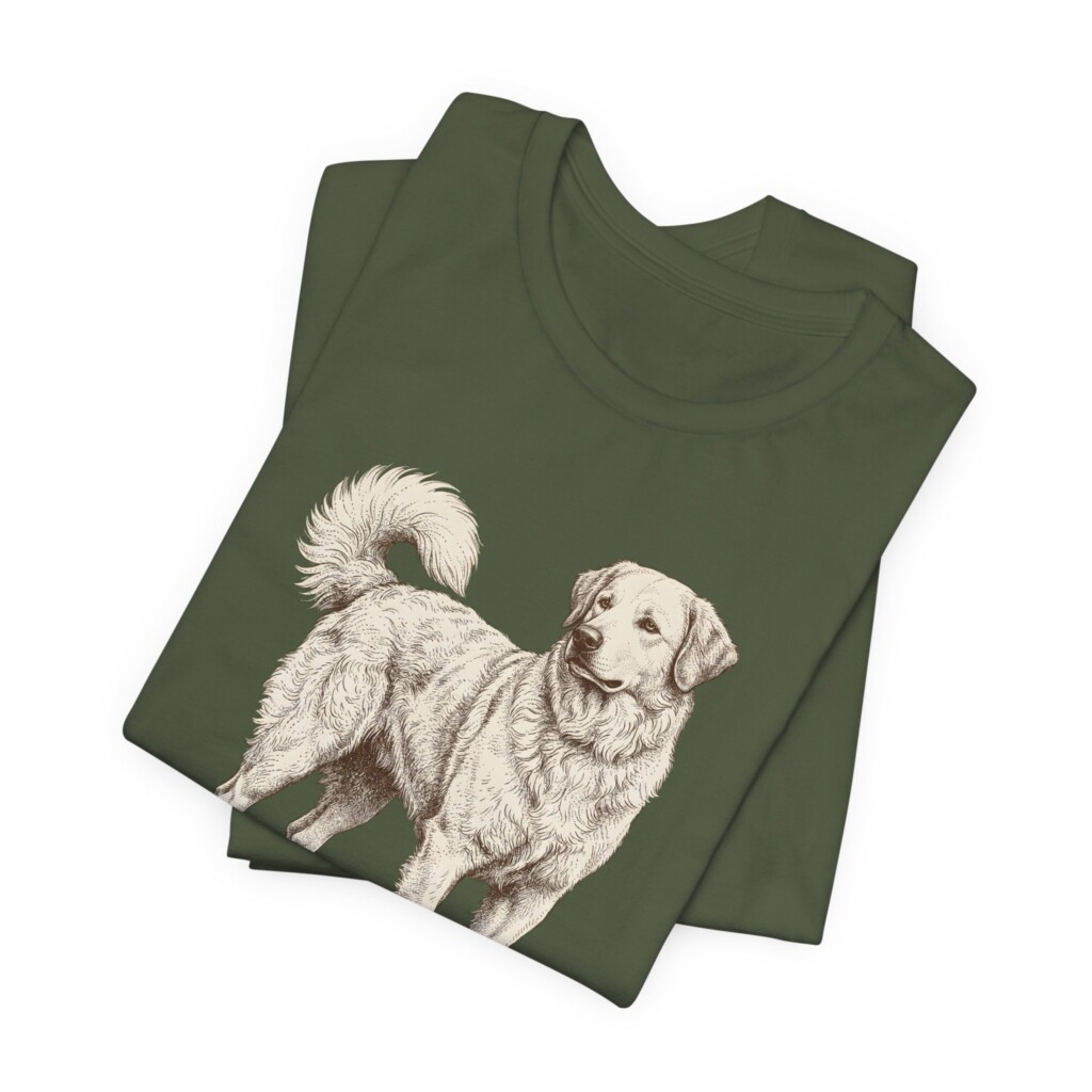 Kuvasz Latin Shirt, Vintage Dog Sketch Tee, Dog Latin Gift