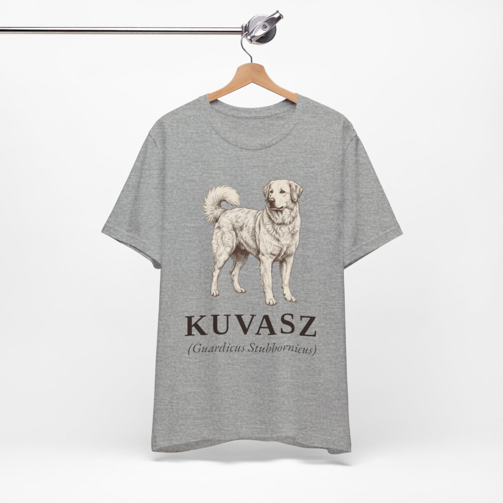 Kuvasz Latin Shirt, Vintage Dog Sketch Tee, Dog Latin Gift