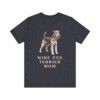 Fox Terrier (Wire) Mom Shirt, Vintage Dog Sketch Tee, Dog Mom Gift