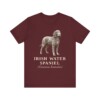 Irish Water Spaniel Latin Shirt, Vintage Dog Sketch Tee, Dog Latin Gift