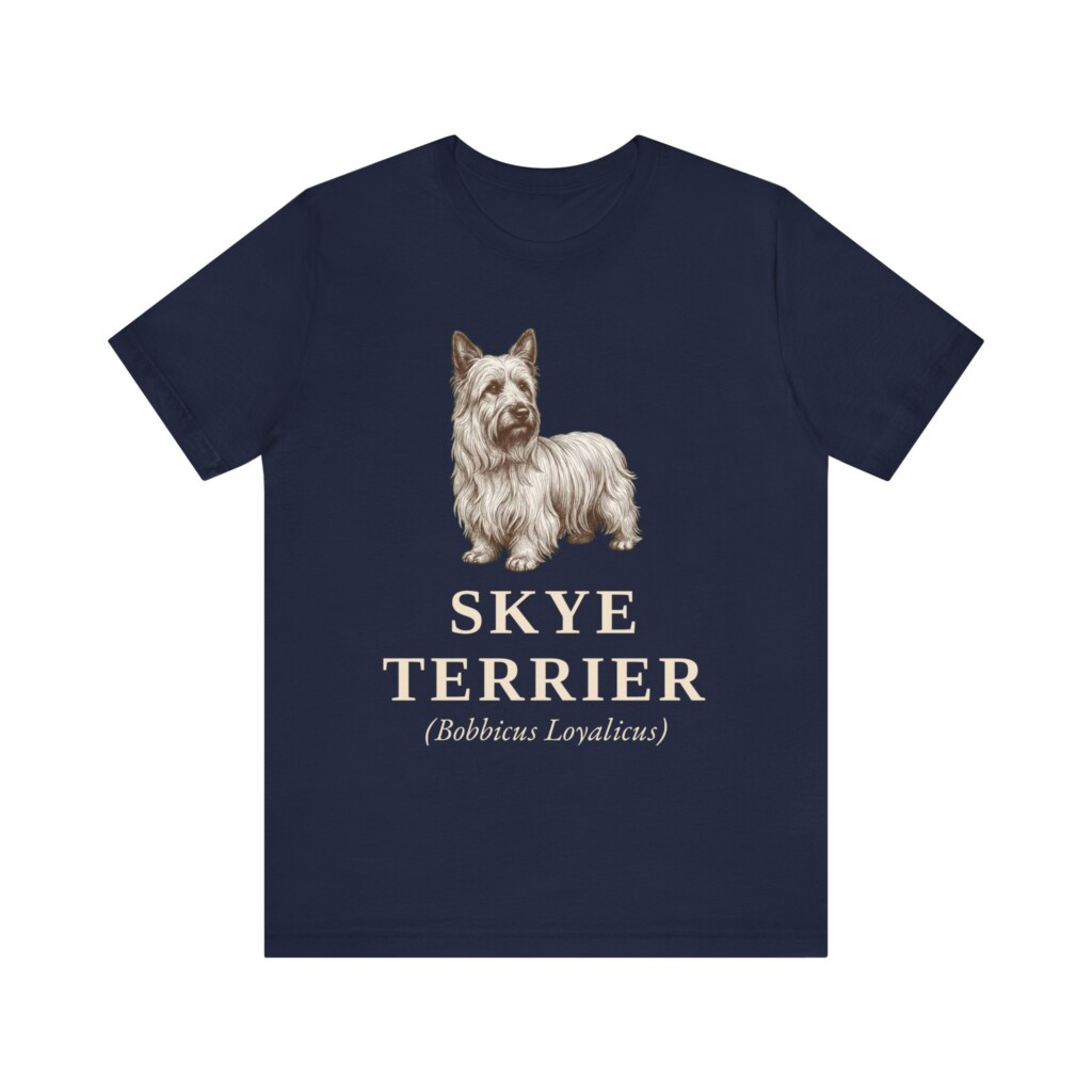 Skye Terrier Latin Shirt, Vintage Dog Sketch Tee, Dog Latin Gift Skye Terrier Latin Shirt, Vintage Dog Sketch Tee, Dog Latin Gift