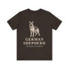 German Shepherd Latin Shirt, Vintage Dog Sketch Tee, Dog Latin Gift