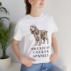 Cocker Spaniel Lover Shirt, Vintage Dog Sketch Tee, Dog Lover Gift
