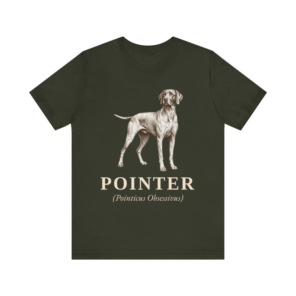 Pointer Latin Shirt, Vintage Dog Sketch Tee, Dog Latin Gift