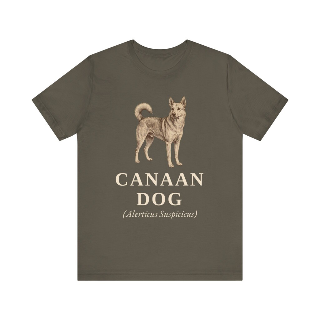 Canaan Dog Latin Shirt, Vintage Dog Sketch Tee, Dog Latin Gift Canaan Dog Latin Shirt, Vintage Dog Sketch Tee, Dog Latin Gift