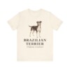 Brazilian Terrier Latin Shirt, Vintage Dog Sketch Tee, Dog Latin Gift