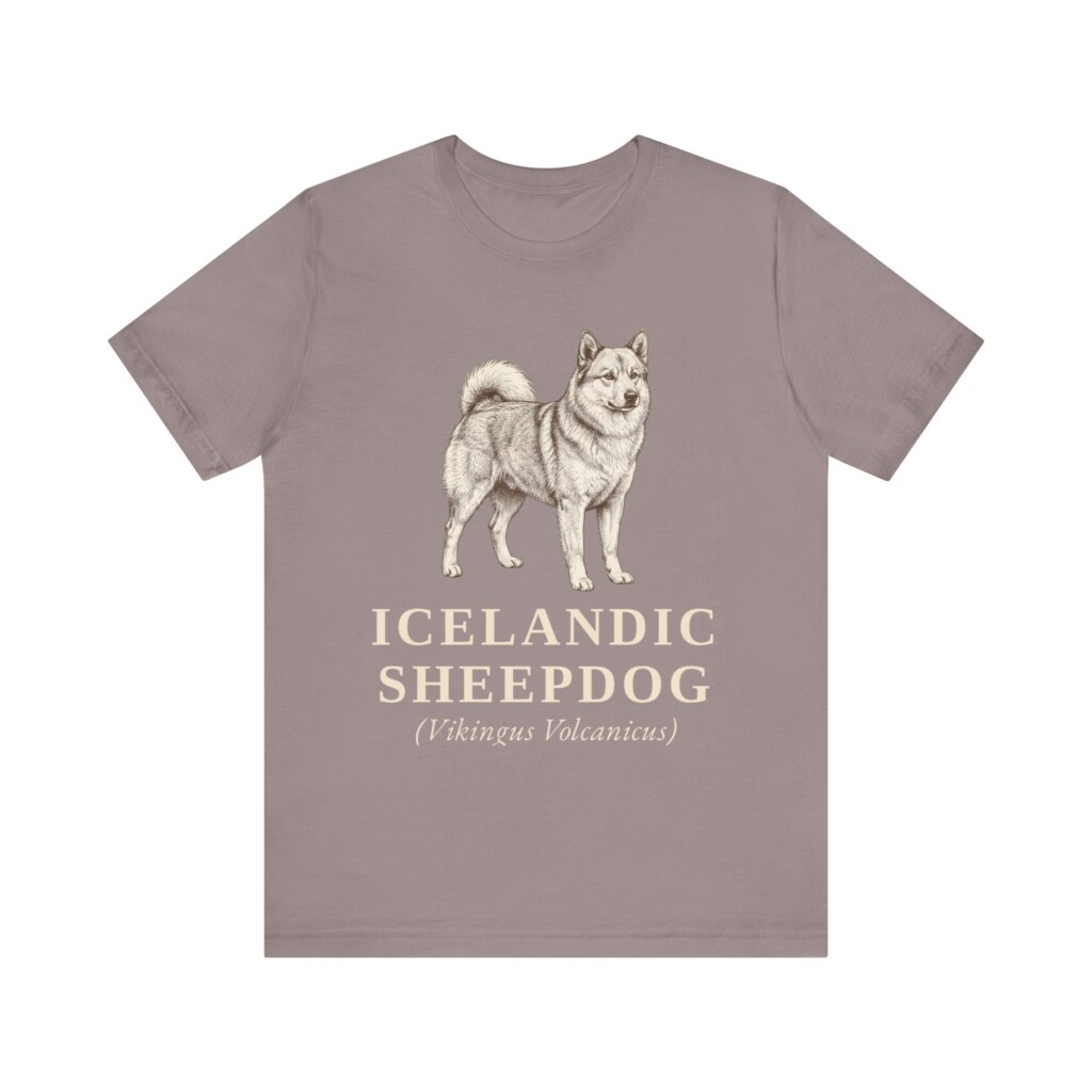 Icelandic Sheepdog Latin Shirt, Vintage Dog Sketch Tee, Dog Latin Gift Icelandic Sheepdog Latin Shirt, Vintage Dog Sketch Tee, Dog Latin Gift