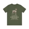 German Wirehaired Pointer Latin Shirt, Vintage Dog Sketch Tee, Dog Latin Gift