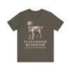 Flat-Coated Retriever Latin Shirt, Vintage Dog Sketch Tee, Dog Latin Gift