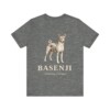 Basenji Latin Shirt, Vintage Dog Sketch Tee, Dog Latin Gift