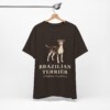 Brazilian Terrier Latin Shirt, Vintage Dog Sketch Tee, Dog Latin Gift