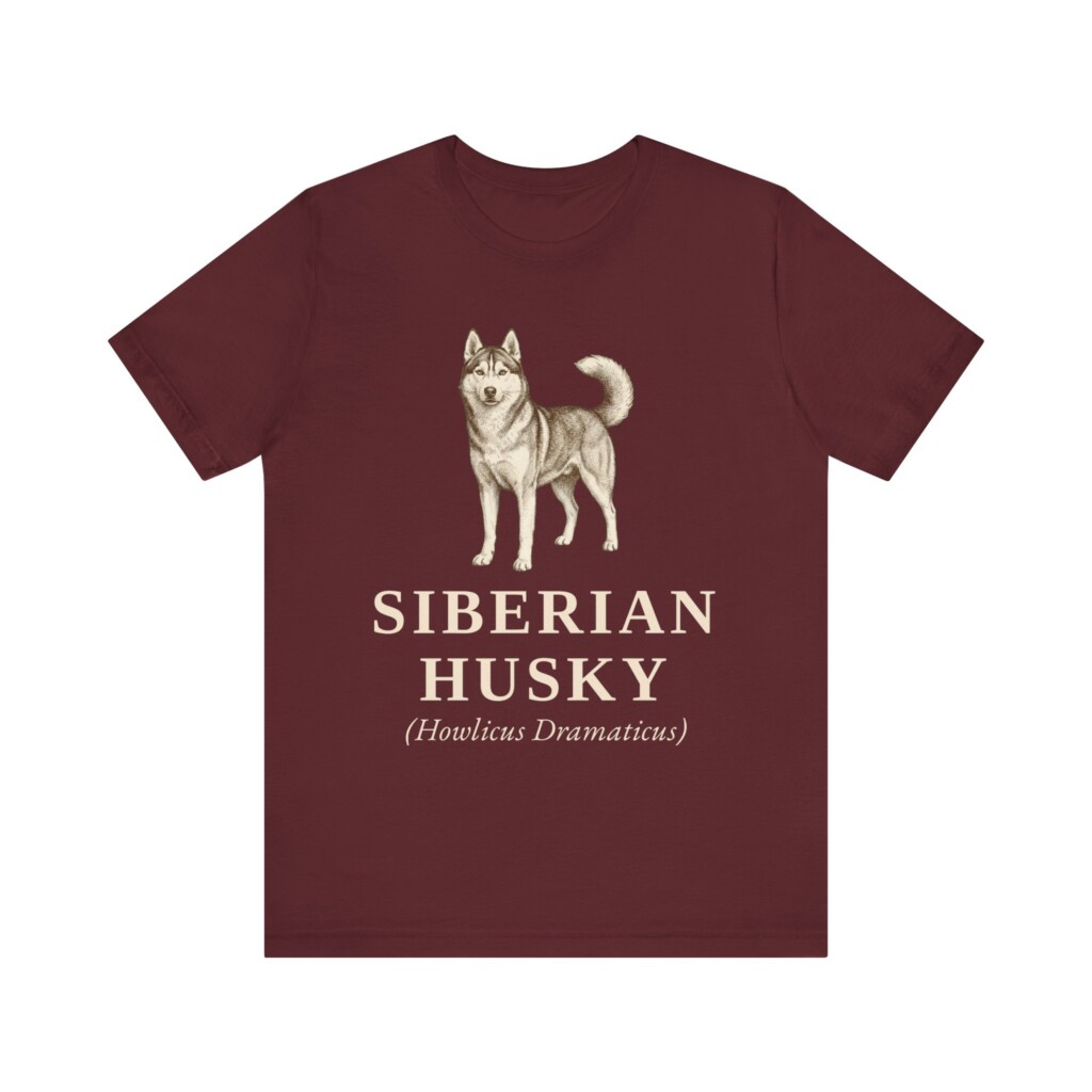 Siberian Husky Latin Shirt, Vintage Dog Sketch Tee, Dog Latin Gift Siberian Husky Latin Shirt, Vintage Dog Sketch Tee, Dog Latin Gift