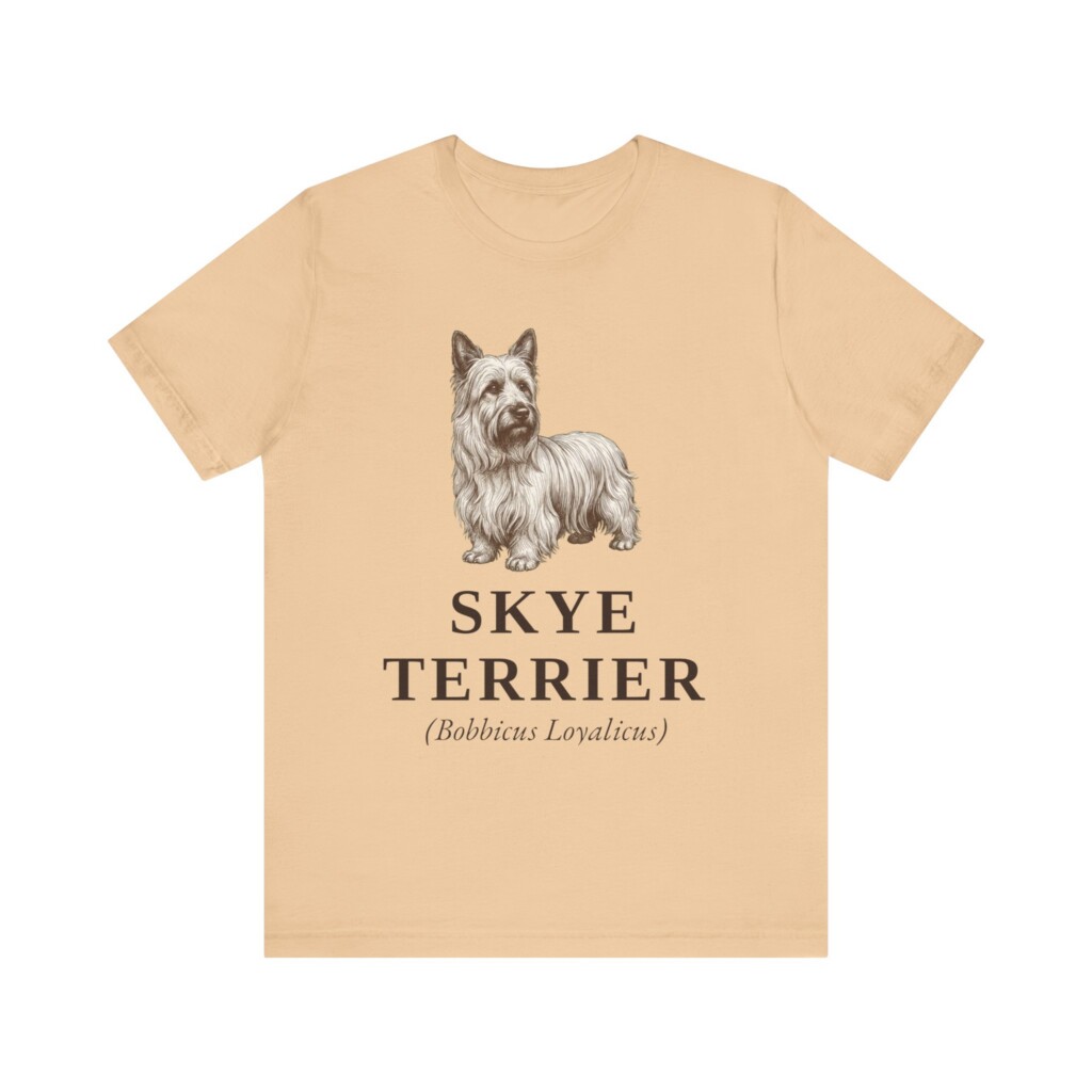 Skye Terrier Latin Shirt, Vintage Dog Sketch Tee, Dog Latin Gift Skye Terrier Latin Shirt, Vintage Dog Sketch Tee, Dog Latin Gift