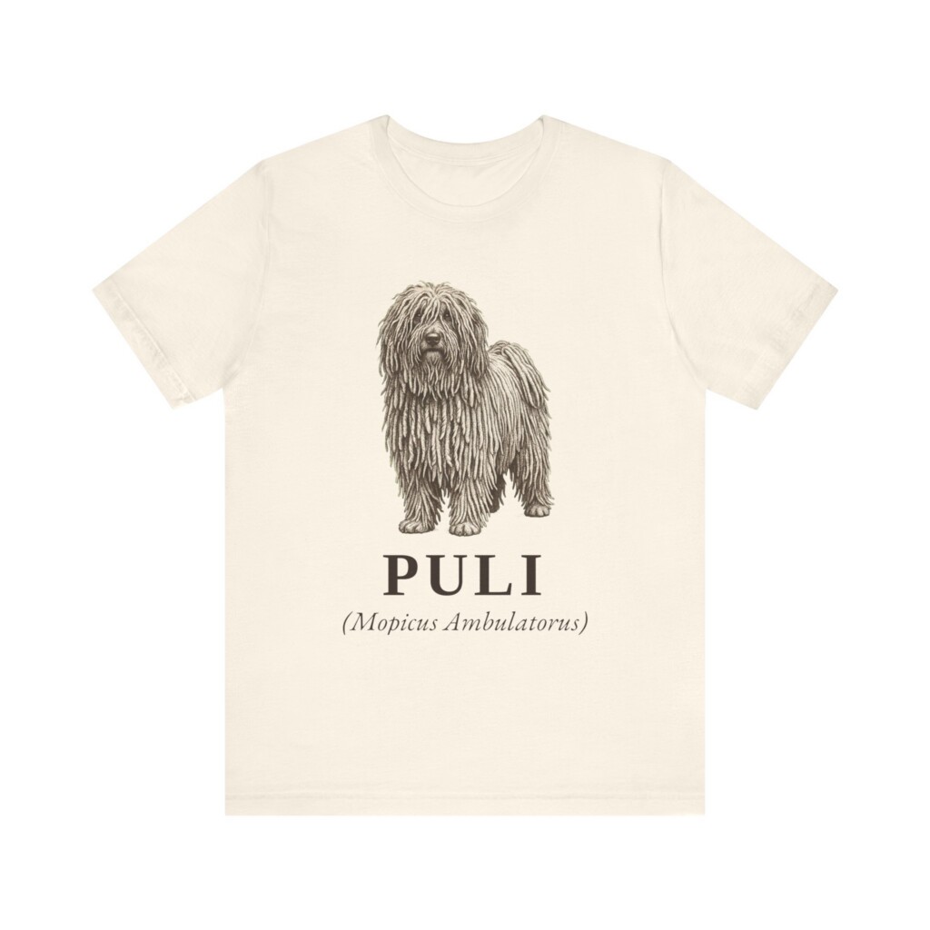 Puli Latin Shirt, Vintage Dog Sketch Tee, Dog Latin Gift Puli Latin Shirt, Vintage Dog Sketch Tee, Dog Latin Gift