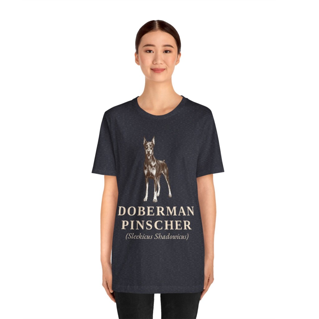 Doberman Pinscher Latin Shirt, Vintage Dog Sketch Tee, Dog Latin Gift Doberman Pinscher Latin Shirt, Vintage Dog Sketch Tee, Dog Latin Gift