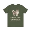 Shetland Sheepdog Latin Shirt, Vintage Dog Sketch Tee, Dog Latin Gift