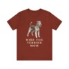 Fox Terrier (Wire) Mom Shirt, Vintage Dog Sketch Tee, Dog Mom Gift