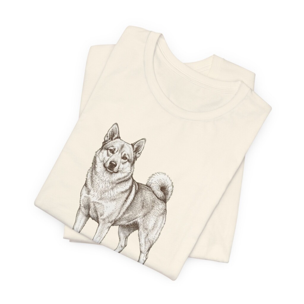 Norwegian Buhund Latin Shirt, Vintage Dog Sketch Tee, Dog Latin Gift Norwegian Buhund Latin Shirt, Vintage Dog Sketch Tee, Dog Latin Gift