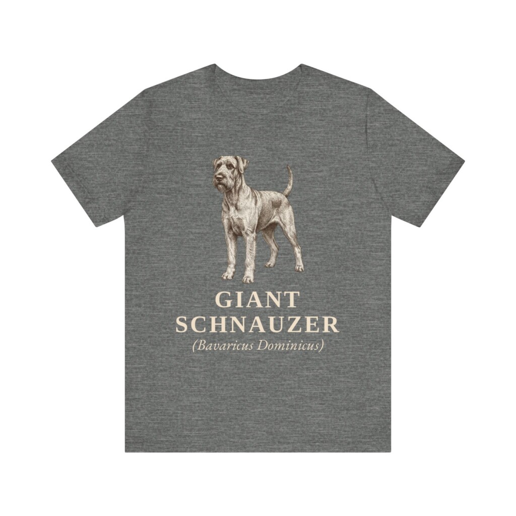 Giant Schnauzer Latin Shirt, Vintage Dog Sketch Tee, Dog Latin Gift Giant Schnauzer Latin Shirt, Vintage Dog Sketch Tee, Dog Latin Gift