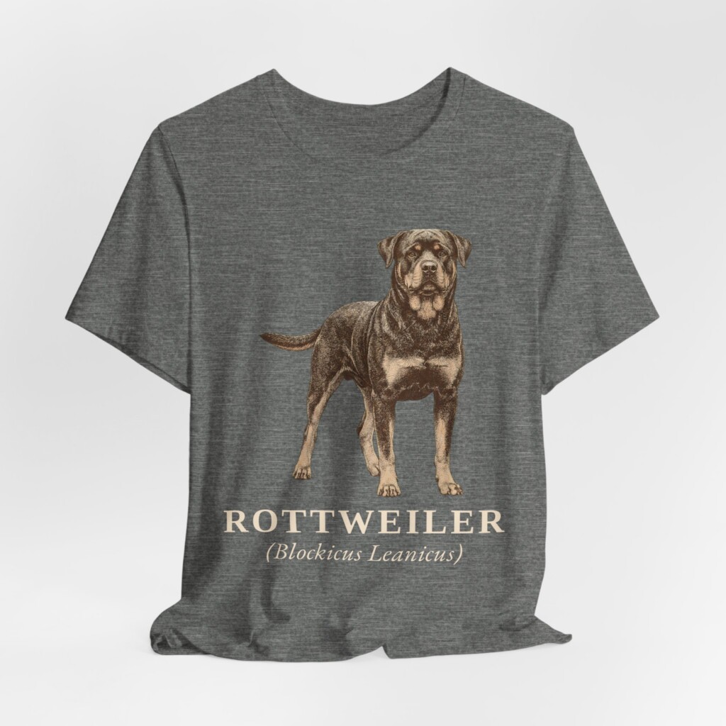 Rottweiler Latin Shirt, Vintage Dog Sketch Tee, Dog Latin Gift